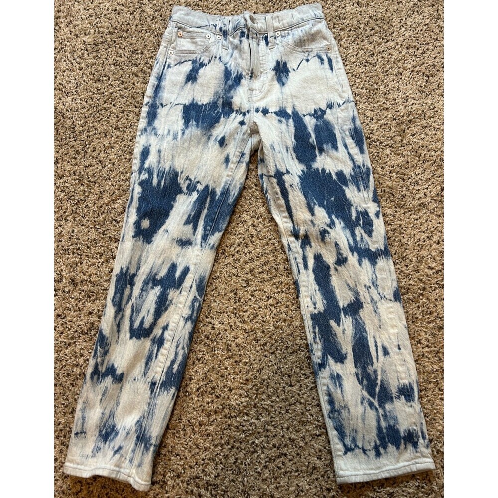 Madewell Size 25 The Perfect Vintage Crop Tie-Dye Jeans High Rise Fits 25X25
